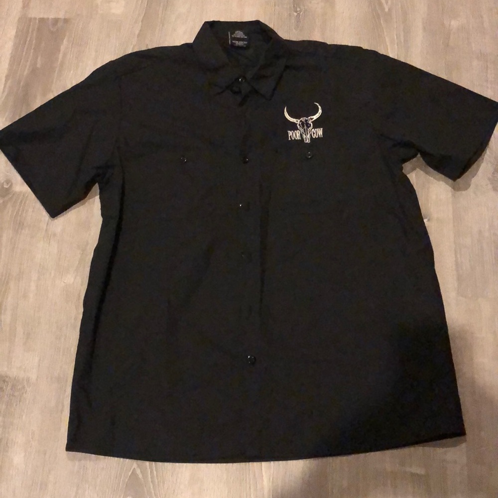 Biker shirt from Poor Cow bar Olean NY